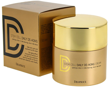 Deoproce, Маскирующий ДД-крем с антивозрастным эффектом 21 тон - Stem Cell Daily De-Aging Cream